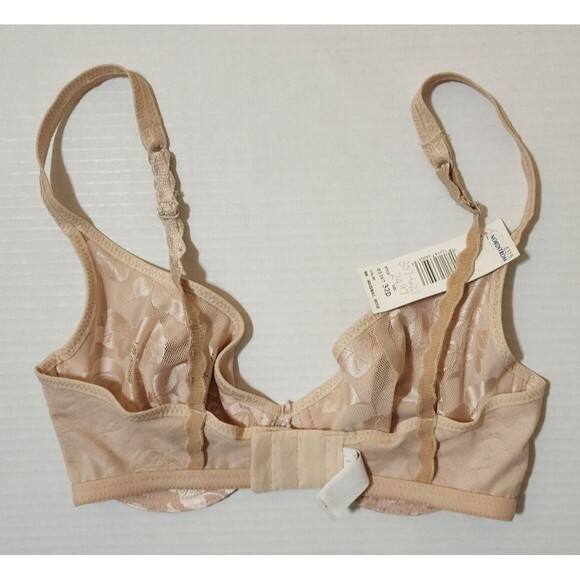 NWT Wacoal Womens Awareness Bra Size 32D Natural Nude Underwire Mesh Lined 85367 - Picture 5 of 9